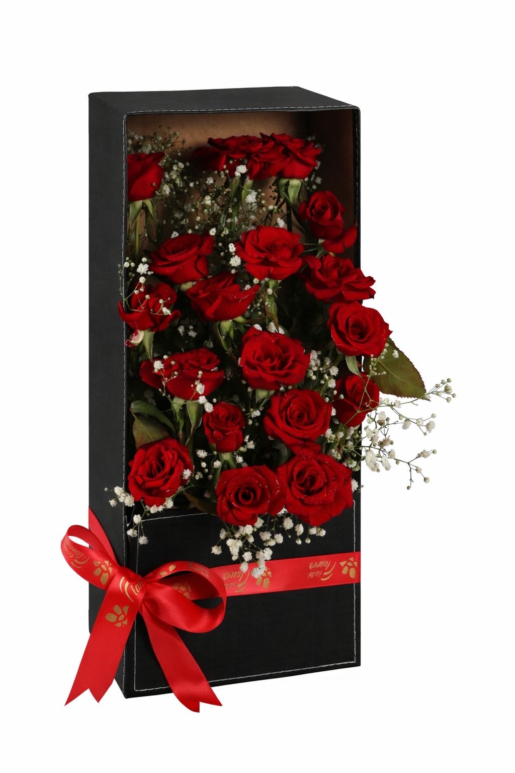 Scarlet Elegance Rose Box