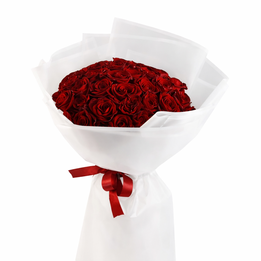 Pure Red Elegance Bouquet