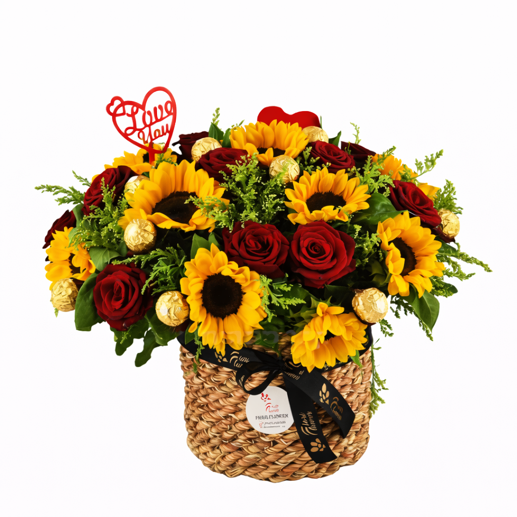 Sunset Love Basket