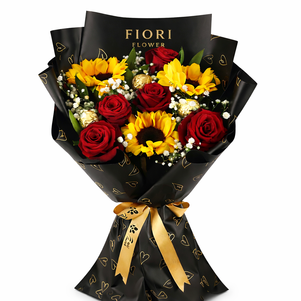 Golden Passion Bouquet