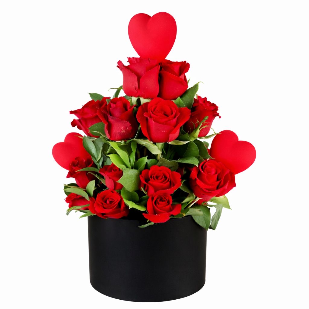 Hearts of Love Rose Arrangement
