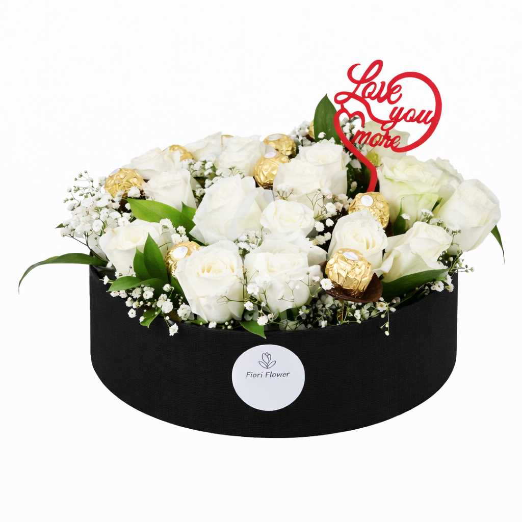 White Velvet Love Box