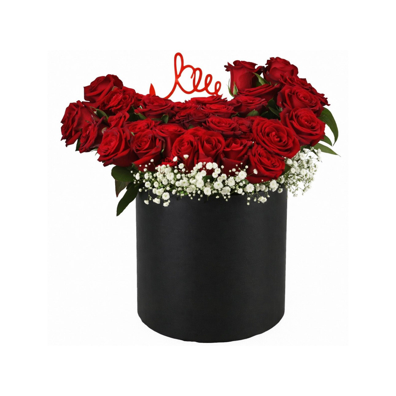 Red Rose Heart Box