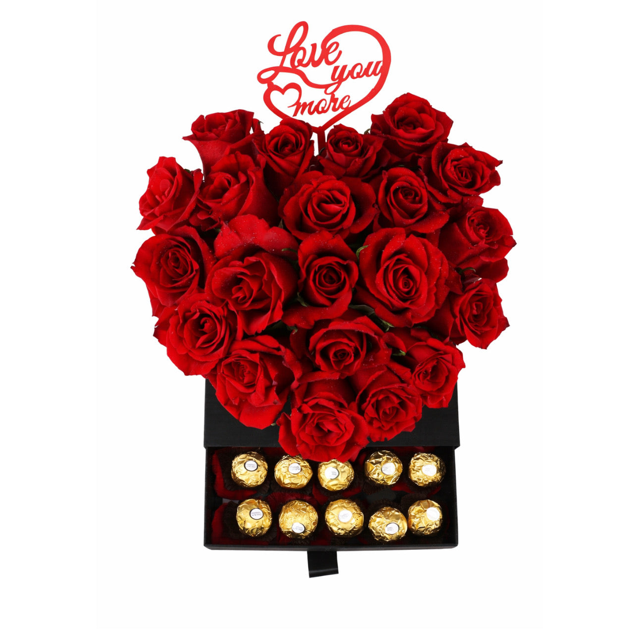 Love You Rose & Chocolate Box